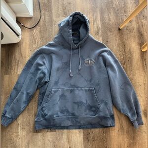 Katin Men's Blue Tie-Dye Pullover Hoodie